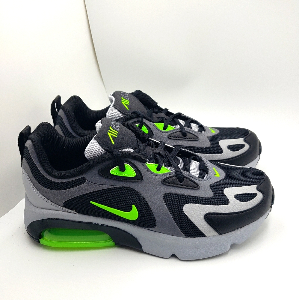 Nike Air Max 200 GS 'Grey Electric Green'